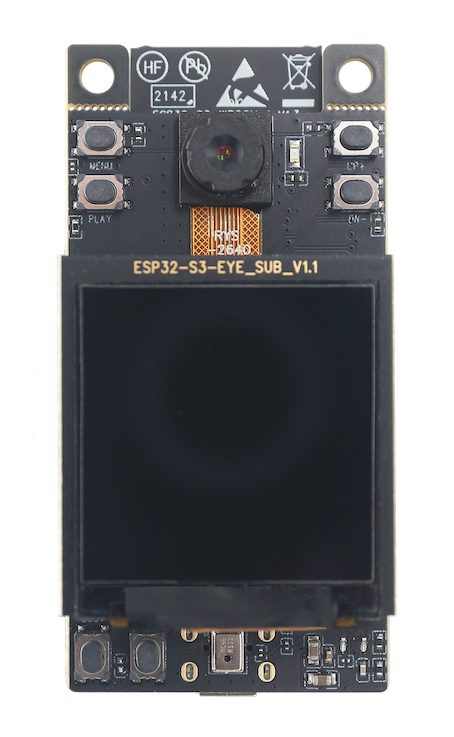 ESP32-S3-EYE 官方视觉开发板实物参考