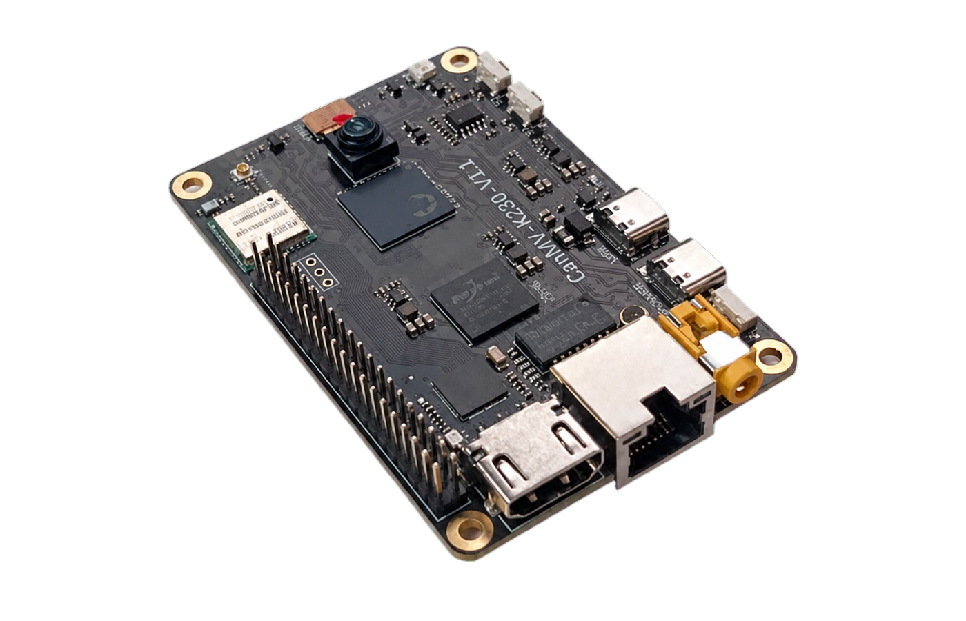 企业资料库中的 CanMV-K230 开发板透明实物素材
