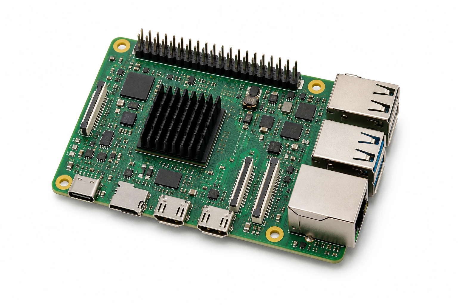 四核 ARM Linux 边缘主控板（Raspberry Pi 兼容生态选型）