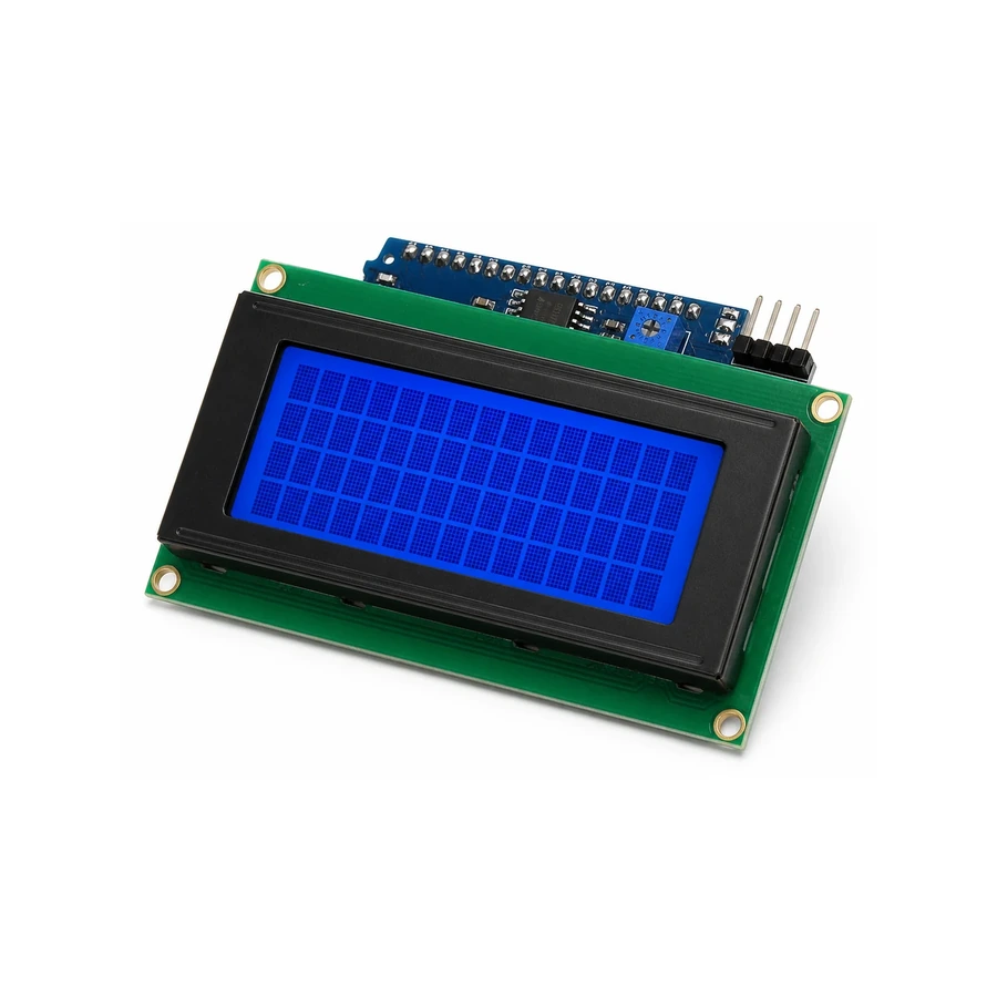 LCD2004 20×4 字符屏 I2C 版（地址/电压选型）